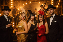 Večírek 20. a 30. léta – Charleston, Cancan & retro show