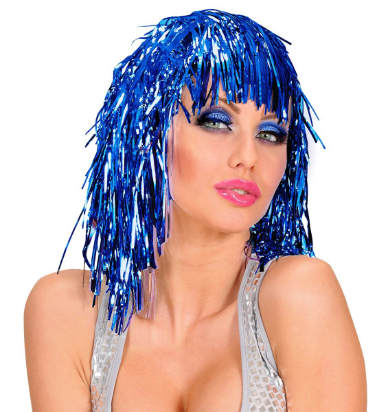 Paruka Disco párty staniol Fialová (4)