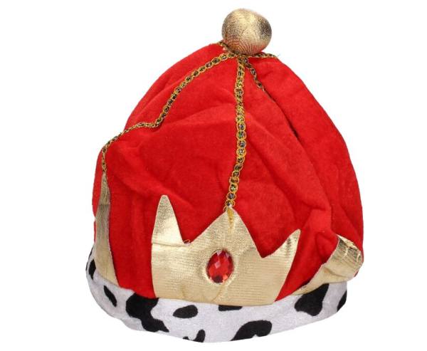 Královská koruna plastová zlatá (1)