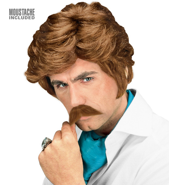 Paruka Casanova s knírkem (3)