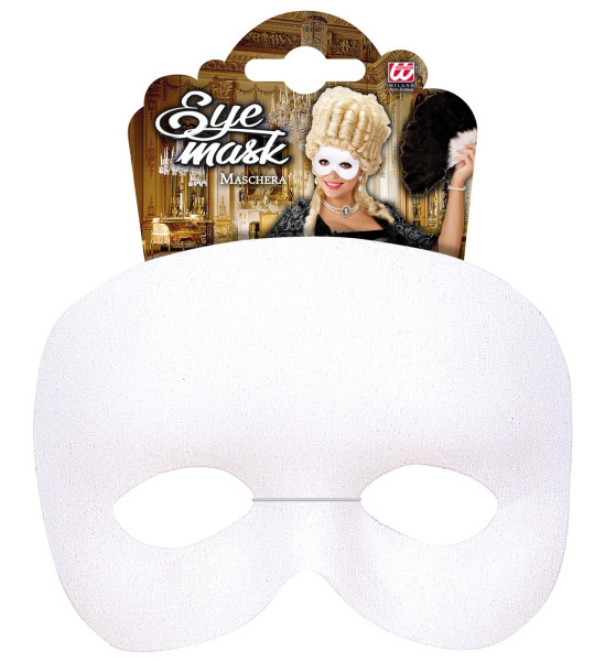 Maska Škraboška Fantom Bílá (6)