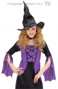 Dětský klobouk Čarodějnice tvarovatelný