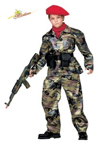 Karnevalový kostým voják Komando