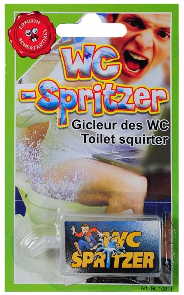Stříkající WC - žertík