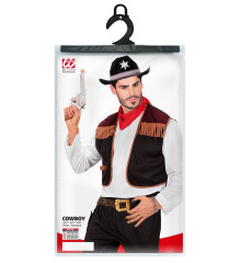 Pánský kostým Kovboj s kalhotama, vel. S (3)