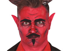 Černý knír a bradka set (4)