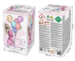 HELIUM na 30 balonků