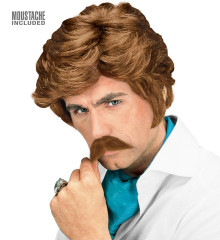 Paruka Casanova s knírkem (3)
