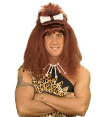 Paruka pravěká hnědá s kostí (5)