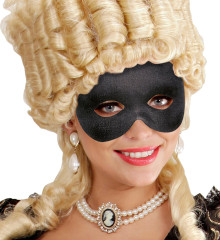 Maska Škraboška Fantom Černá (5)