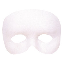 Maska Škraboška Fantom Bílá (7)