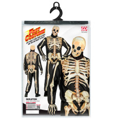 Kostým na halloween kostlivec (bunda, kalhoty, rukavice, maska) (2)