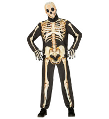 Kostým na halloween kostlivec (bunda, kalhoty, rukavice, maska) (3)
