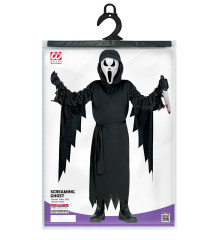 Dětský kostým na halloween Duch Vřískot vel. 116 (4-5 let) (1)