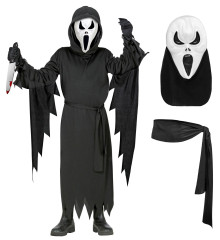 Dětský kostým na halloween Duch Vřískot vel. 164 (14-16 let)