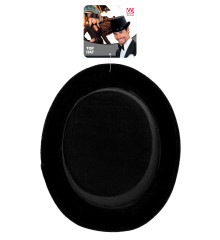 Klobouk Cylindr černý semišový (4)