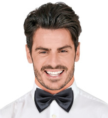 Luxusní motýlek černý nastavitelný