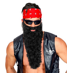 Černý maxi plnovous