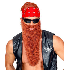 Červený maxi plnovous