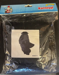 Plášť černý s límcem upír/čert/čaroděj