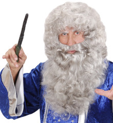 Vousy s parukou šedé (6)