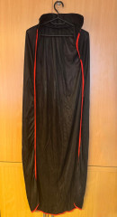 Plášť černý s límcem upír/čert/čaroděj