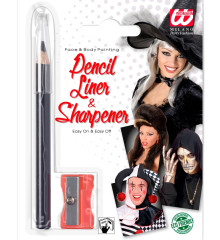 Konturovací tužka černá s ořezávátkem