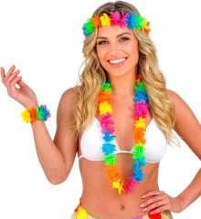 Rozzářený Multicolor Havajský set (8)