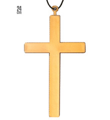 Plastový kříž na šňůrce