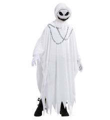 Kostým Duch bílý potisk (3)