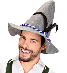 Klobouk Bavorák filcový s peřím (3)