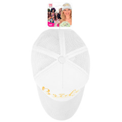 Kšiltovka Bride bílá – rozlučka se svobodou nevěsta (6)