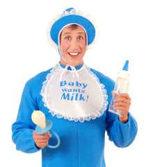 Dudlík velký pískací Modrý