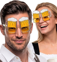 Žertovné brýle pivo – karnevalové party brýle