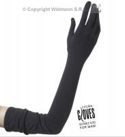 Rukavice Černé dlouhé 60cm Lycra