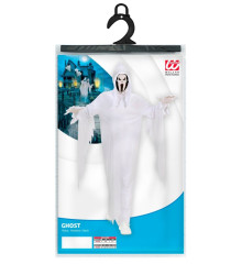 Kostým Duch bílý dětský 128 (5-7 let) (3)